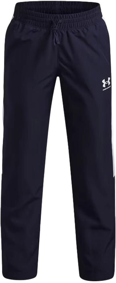 Under Armour UA B Rival Wvn Pant-BLU Jongens sportbroek - Midnight Navy - Wit