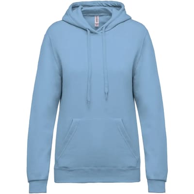 Kariban Eco damessweater met capuchon K473 - sky blue - M