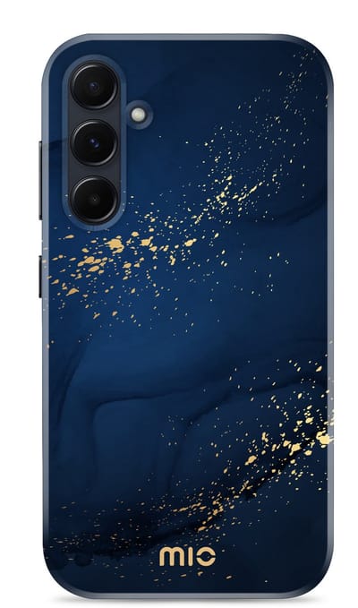 MIO by Mobilize Hoesje | Geschikt voor Samsung Galaxy A55 | Compatibel met MagSafe / Qi2 | Hard Shell Back Cover | Midnight Sparkle