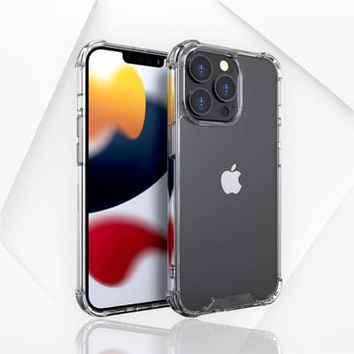 iPhone 15 Pro Armor Shockproof Hoesje - Ultieme Anti Burst - Transparent Luxe en Kracht Bescherming - Maximaal Stevige Hoesje van Premium Kwaliteit.