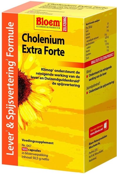 Bloem Cholenium Extra Forte - 100 capsules - Voedingssupplement