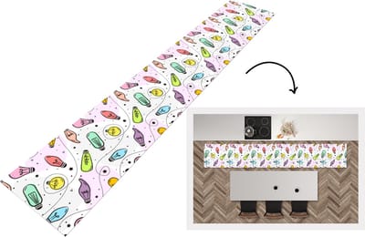 Keukenloper - Loper keuken - Pastel - Regenboog - Lamp - Patronen - 300x50 cm - Keukenloper vinyl