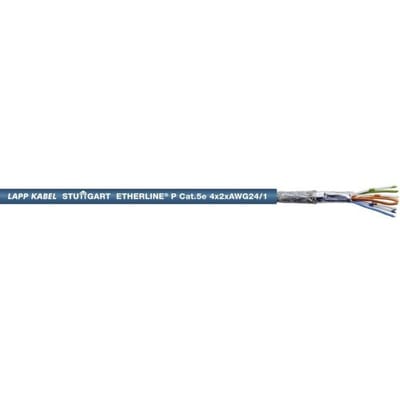 LAPP 2170280/100 Netwerkkabel CAT 5e SF/UTP 2 x 2 x 0.22 mm² Blauw 100 m