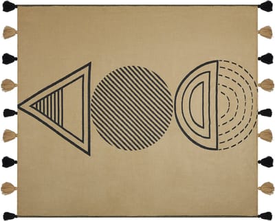 THUMKI - Plaid - Beige - 130 x 170 cm - Acryl