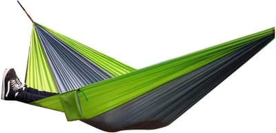 schommel Parachute nylon stof buiten hangmat twee persoon liefhebber familie reizen camping slapende schommel opknoping bed 270 * 140 schommel zitje (Color : N0.6)