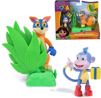 Spinmaster Dora the Explorer Figuren 2-pack - Boots & Zwieber Speelfiguren & personages