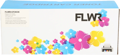 FLWR - Toner / 83X / Zwart - Geschikt voor HP