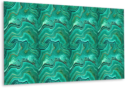 Tulup PVC Wandpaneel - Malachiet Textuur Vinyl Wandpaneel - 100 cm x 50 cm - Groente Wandpaneel Zelfklevend - 1 stuk - Vinyl Wandbekleding - Marmer Wandbekleding - Wandpaneel PVC - Plaktegels Keuken en Badkamer