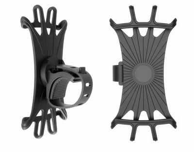 2 Stuks Telefoonhouder Fiets - Motor - Kinderwagen - 360 Graden Draaibaar