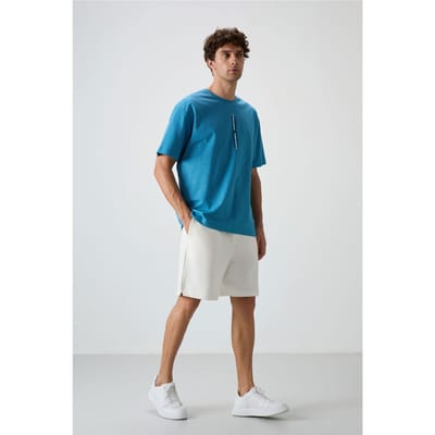 Heren Korte Sweat Shorts van Katoen-Polyester