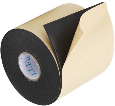 Dailygoods - Schuimband, afdichtingstape, zelfklevende schuimstrip, afdichting voor ramen, deuren, auto, meubelbescherming, anti-trilling, anti-botsing, geluidsisolatie, stofdicht (100 mm x 3 mm x 3 m)