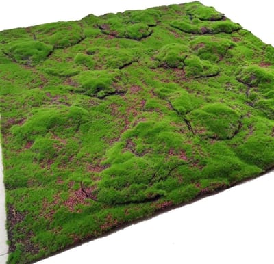 Kunstgrastapijt Mos - Decoratie gras - Terras decoreren - Onderhoudsvrij groen - 1x1m - Groen