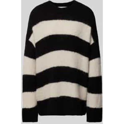 Oversized gebreide pullover met ronde hals, model 'GABELLA'