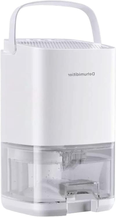 Luchtontvochtiger - Vochtvreter - Droge Lucht - Automatische Uitschakeling - 1 Liter Tank - Wit