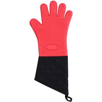 Gants de Four à Micro-ondes en Silicone Gants de Barbecue Gants de Cuisson Support pour Plat Chaud Plateau Plat Bol Gant de Four Résistant à la Chaleur Outil de Cuisine pour Cuisson