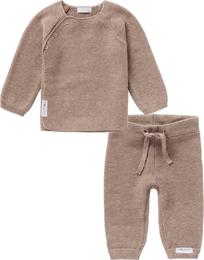 Noppies - Kledingset - 2delig - Broek Grover - Trui Pino - Taupe - Maat 56