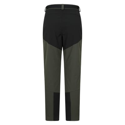 Mountain Warehouse Heren Bos Fleece gevoerde Tweekleurige Winterbroek (Groen)