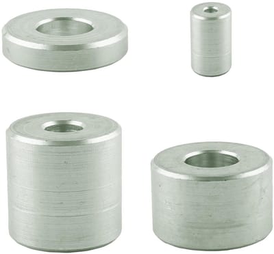 Afstandshuls Aluminium - Afstandhouder Schroef - Componenten Monteren - Zonder Binnendraad - 66x20x20 mm - Zilver