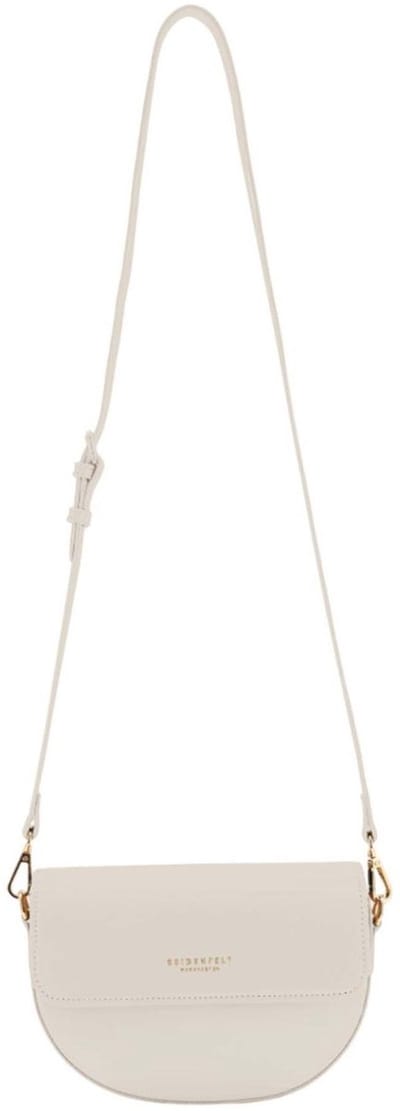 SEIDENFELT MANUFAKTUR schoudertas Arvaja Saddle Bag Beige crème