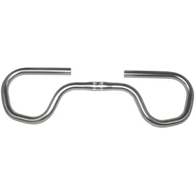 Ergotec Contest Lady 33 Mm 0º Grip 130 Mm Stuur Zilver 25.4 mm / 550 mm