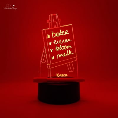 [Nice Little Things] - Gepersonaliseerde RGB LEDlamp - Tekenen met Licht - Schildersezel
