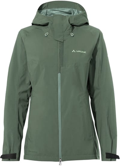 VAUDE Women's Elope Jacket II, Jas, Regenjas, outdoorJas, Regenjas, met kap, Hardshell Jas, Regenjas, waterdicht, Dames, Outdoorjas