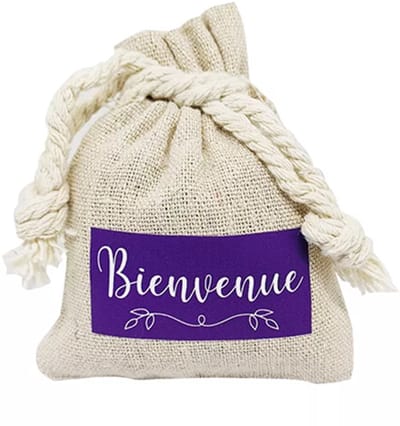 Lavandaïs en provence - 4 stuks Lavendelzakjes "Bienvenue" – Een warm welkom uit de Provence - 100% France