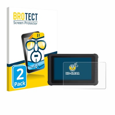 BROTECT - Screenprotector voor Webfleet PRO 8475 - Folie Beschermfolie transparant 2 Stuks