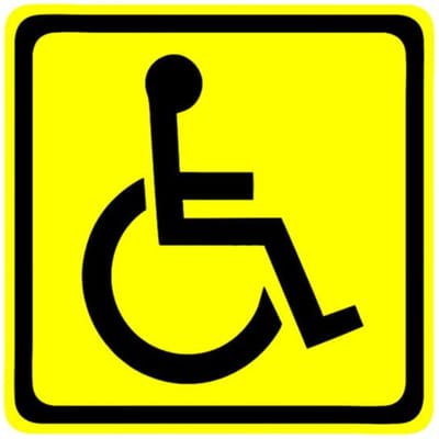 Autostickers Gehandicaptentekens Decoratie Rolstoel Handicapwielen Ruit Carrosserie Stickers 13cm