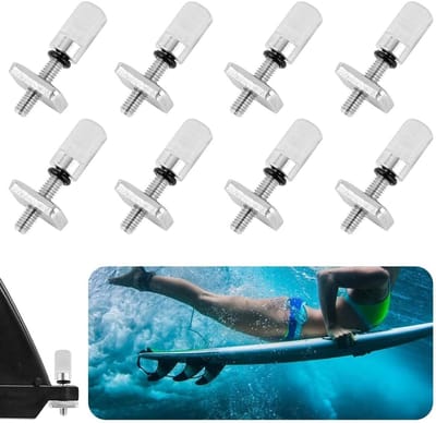 Surfplank Vinnenschroef, 8 stuks SUP Finnenschroef Surfplank Schroeven Roestvrij Staal Surfplankschroeven, Universele Vin Schroeven Surfplank Accessoires voor Longboard, Surfboard, Single