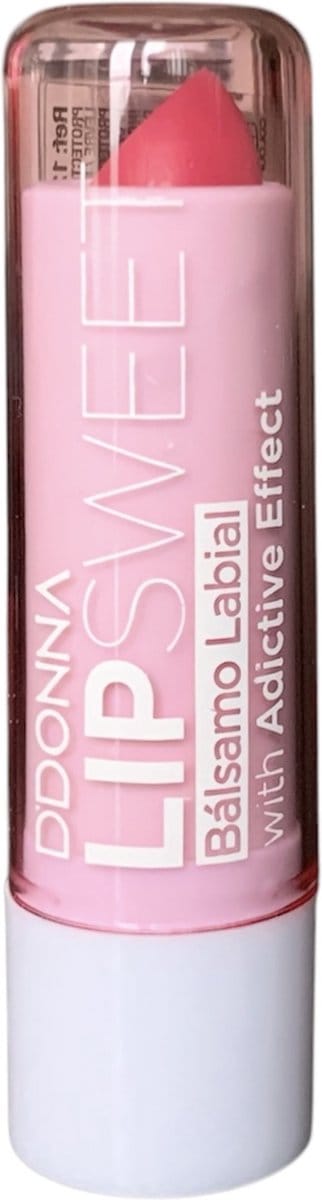 D'Donna - Magic Lipstick - Lippenbalsem - Verkleurende lippenbalsem - Verkleurende lipstick - Aardbei en Room - Strawberry and Cream - Roze - Nummer 1
