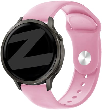 Bandz Siliconen sport 'Deluxe' bandje geschikt voor Garmin Vivoactive 4s / Vivomove 3s / Venu 4 - 41mm / Venu 3s / Venu 2s / Forerunner 265s / Forerunner 255s - Roze