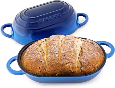 Gietijzeren Broodpan met Deksel - Dutch Oven voor Zuurdesem en Ambachtelijk Brood