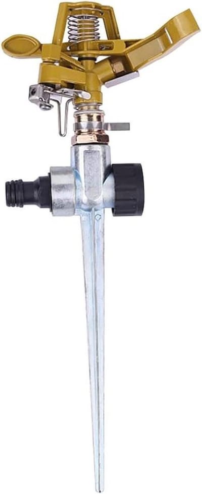 Gazon Sprinkler - Water Sproeier - Tuin Besproeien - 360 Graden Verstelbaar - 15m Straal - Groen