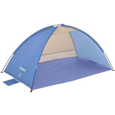 Bestway Strandtent - Pavillo - 2-Persoons - UV80 Zonbescherming - incl. Tentharingen - Zandzakken voor Stabiliteit - 200 x 120 x 95 CM