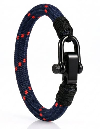 Touw armband Surfer Paracord Heren en Dames Galeara Mao Navy 22.5cm