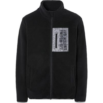LIVERGY Heren fleece jas (Grijs, M)