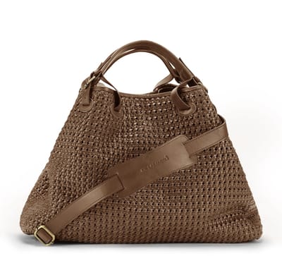 DE LAMASSU® Lyra Leren Shopper Dames – Grote Handtas van Echt Leer – Gevlochten Design –53× 31 × 20 cm