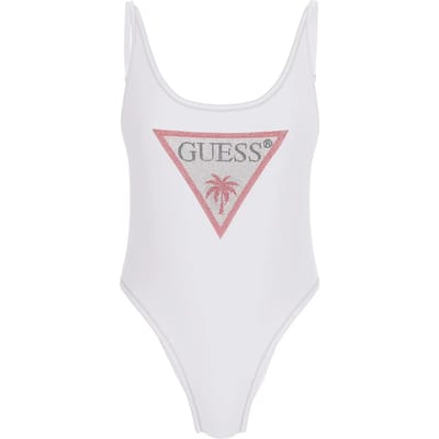 Dames zwempak uit 1 stuk Guess Rhinestone