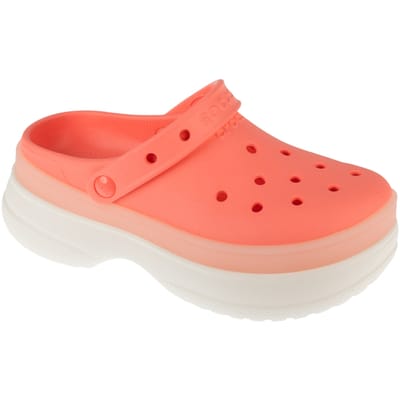 Crocs Classic Frosted Stacked Clog, Vrouwen, Roze, Slippers, maat: 36/37