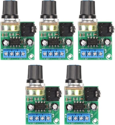 5x Mini Audio Versterker Bordje LM386 DC 3-12V Digitale Stereo USW voor DIY Speaker Systemen