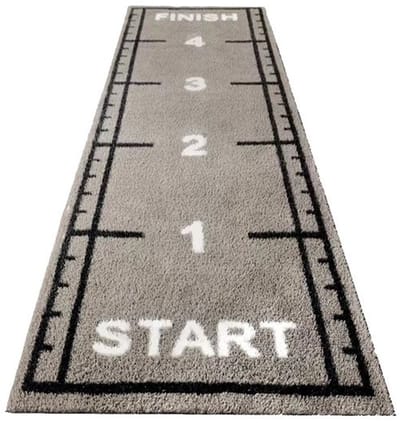 ForzaFit Sprinttrack kunstgras - Indoor/Outdoor - 5 x 1 meter - Grijs - 25 mm
