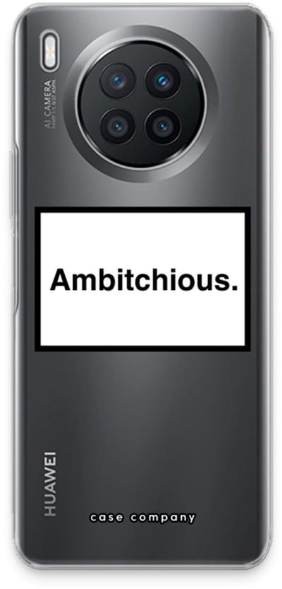 Case Company® - Hoesje geschikt voor Huawei Nova 8i hoesje - Ambitchious - Soft Cover Telefoonhoesje - Bescherming aan alle Kanten en Schermrand