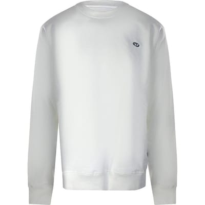 Diesel Heren Logo Sweatshirt (Wit)