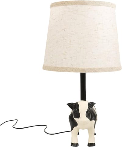 Koe Lamp - Dierenlamp Nachtlampje - Sfeervolle Verlichting - Uniek Design - 20 x 25 x 20 cm - Wit