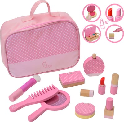 Teamson Kids Kaptafel Accessoires Voor Kinder - Rollenspel Speelgoed - Roze/Polka Dot