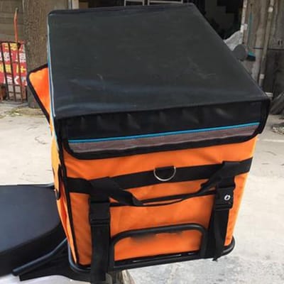 Fiets achtermand - Bagagedrager mand - Fiets opslag - Roestbestendig staal - 548 cm - Zwart