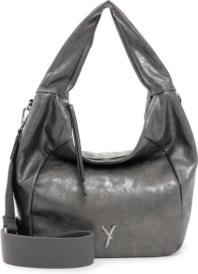 SURI FREY Schoudertas Gracey Hobo Darksilver Zilverkleurig