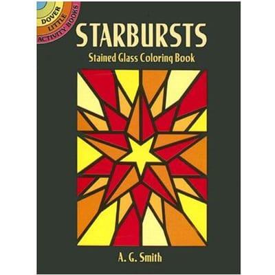 Starbursts Stained Glass Coloring Book - Albert G. Smith