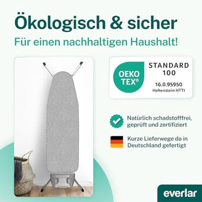 Premium strijkplankovertrek 150 x 50 cm - Duurzaam en Elegant voor Efficiënt Strijken